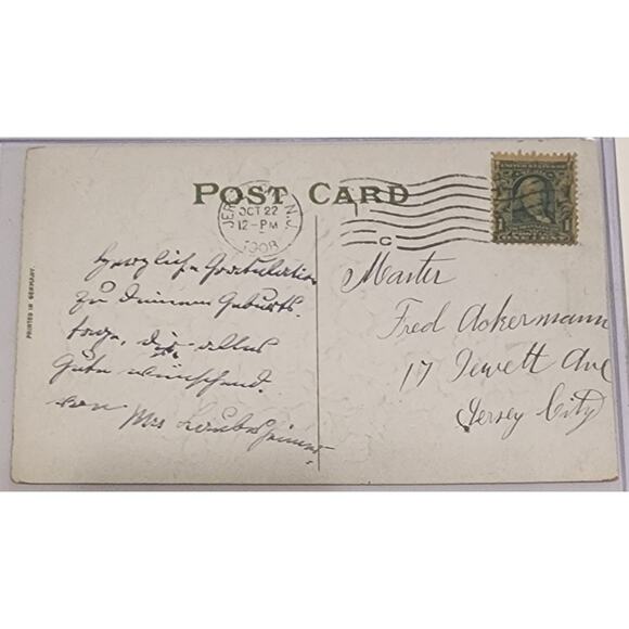 Lot Of Five Vintage Antique Embossed Postcards Flowers - Picture 7 of 11